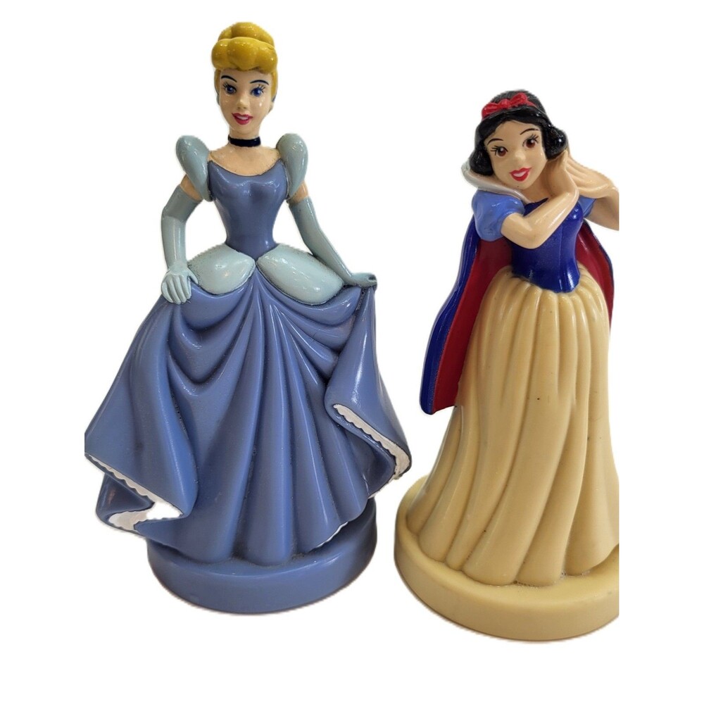 Vintage 2001 Hasbro Disney Princess Cinderella Snow White Stampers Lot of 2